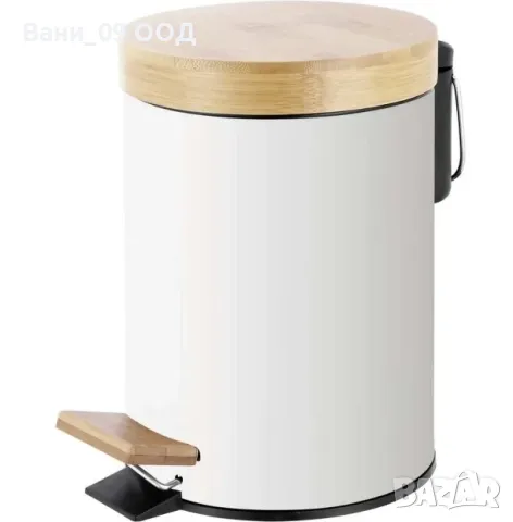 Кошче за баня от бамбук и метал, снимка 2 - Други стоки за дома - 48598218