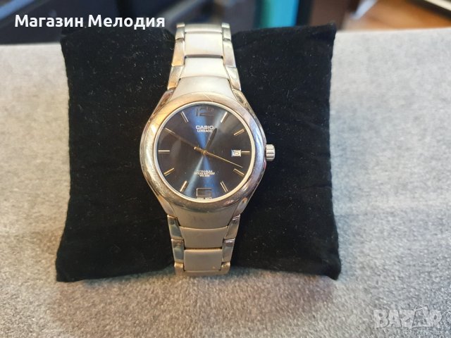 Мъжки часовник Casio LIN-169 Titanium В отлично техническо състояние, много добър външен вид., снимка 2 - Мъжки - 38598209