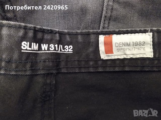 Denim 1982 slim  мъжки дънки 31, снимка 4 - Дънки - 27205965