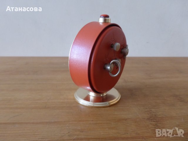 Колекционерски будилник часовник Слава на кирилица червен, снимка 7 - Антикварни и старинни предмети - 44003630