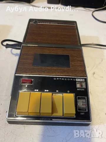 Vintage Cassette Tape Player Recorder Loewe Opta Optacord 448 Germany 1970s Касетофон и Диктофон , снимка 1 - Радиокасетофони, транзистори - 49360383