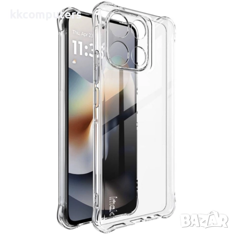 Удароустойчив Калъф за Motorola Moto G86 5G / Power 5G | TPU Калъф | Цвят: Черен, ПрозраченІ IMAK