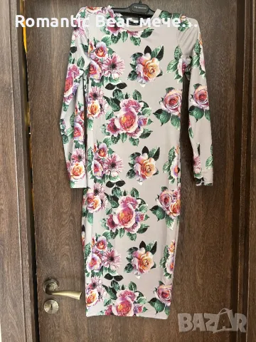 Рокля с флорален мотив, снимка 1
