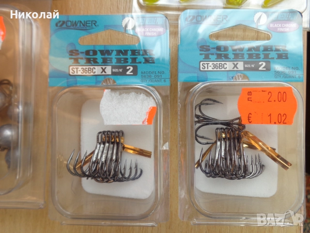 Тройни куки,воблери,блесни,силикони,джиг глави и др., снимка 3 - Такъми - 52502795