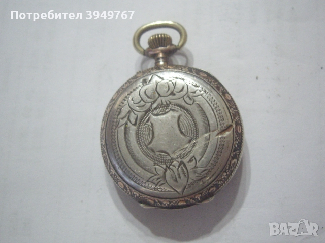 Малък сребърен джобен часовник., снимка 2 - Джобни - 52631668
