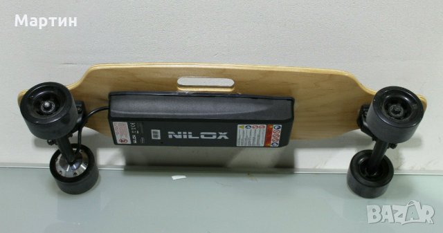 Електрически скейтбоард Nilox скорост 12км в час и пробег 25км, снимка 13 - Скейтборд, ховърборд, уейвборд - 27794765