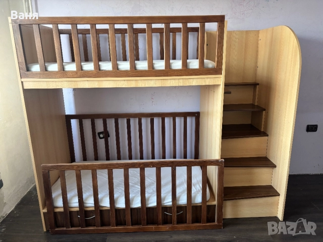 Многофункционално детско двуетажно легло - практично и уютно, снимка 4 - Мебели за детската стая - 52842452