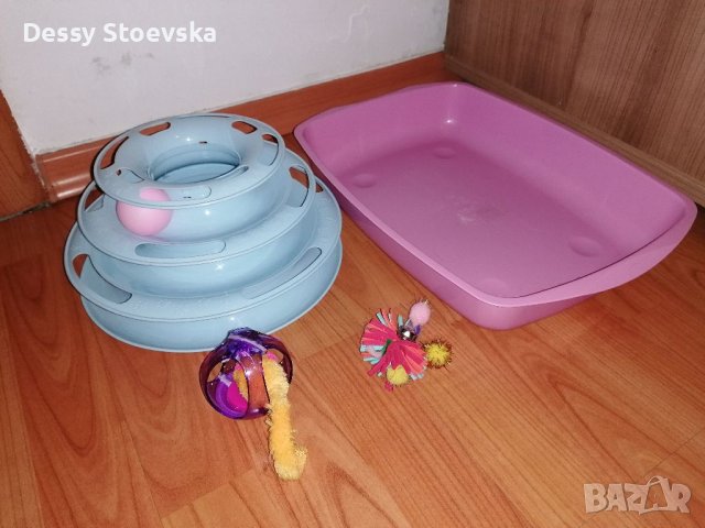 Котешка тоалетна, играчки, снимка 1 - За котки - 40804320