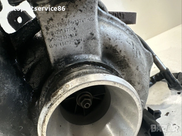 Chevrolet Captiva турбокомпресор 25187704, оригинален , 2.2 VCDi, 2012, снимка 4 - Части - 53555975