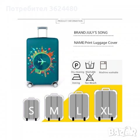 РАЗТЕГАТЕЛЕН КАЛЪФ ЗА КУФАР, снимка 6 - Други стоки за дома - 39959859