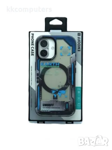 Калъф EMO OFF Earth MagSafe за iPhone 16 Pro 6.3 Баркод : 3131046