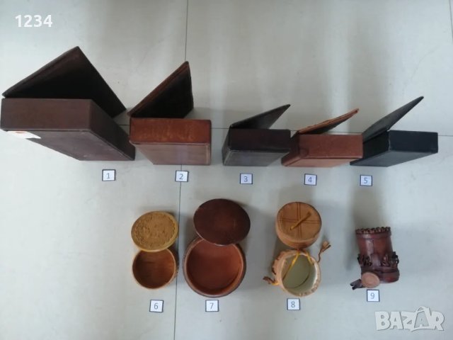 Кожени кутии и чаши, снимка 2 - Други стоки за дома - 49262716