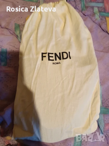 Оригинални Мъжки чехли Fendi Roma, снимка 5 - Маратонки - 51183807