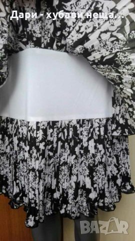 Пола солей волани, с акцент от сатен🍀❤ М р-р❤🍀арт.4313, снимка 2 - Поли - 37038435