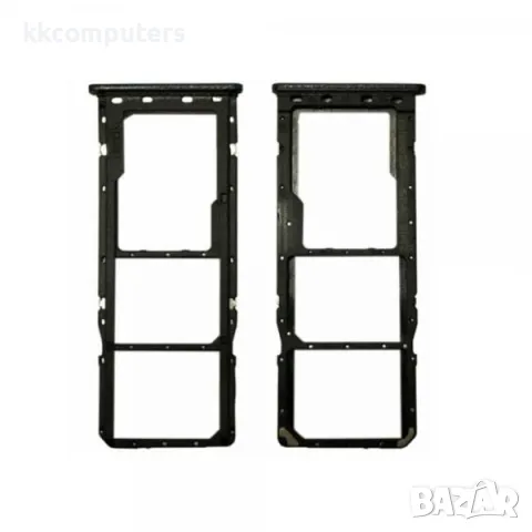 SIM / MicroSD държач /Черен/ за Samsung A50 A505 Баркод : 114285