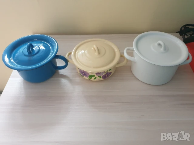 Старо производство емайлирани съдоее