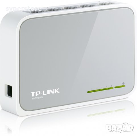 Суич TP-Link TL-SF1005D 5 порта Switch 100Mbps комутатор, снимка 3 - Суичове - 9986805