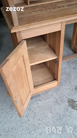 Бюро с ролетна щора масив, снимка 6 - Бюра - 53365769