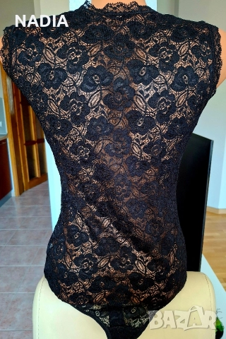 Боди от дантела и боди графит, снимка 8 - Корсети, бюстиета, топове - 44352582