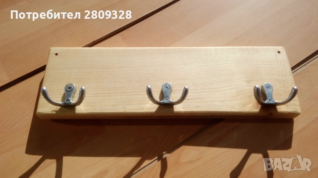 Закачалка за стена, за дрехи, ключове, чанти, снимка 4 - Закачалки - 52270226