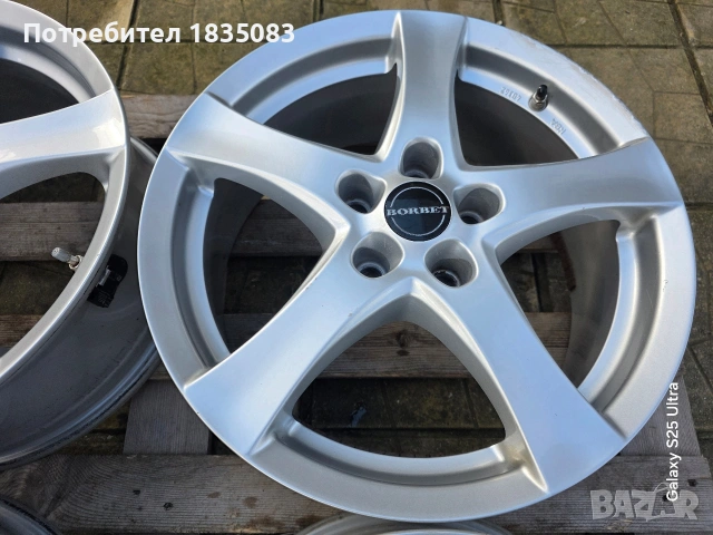 Лети джанти 17ки 5х114.3 Borbet, снимка 7 - Гуми и джанти - 53043950