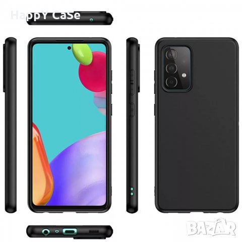 Samsung Galaxy A53 A72 A52 A52s A42 A32 A02s 4G 5G 2021 / Тънък черен мек мат кейс калъф гръб, снимка 5 - Калъфи, кейсове - 32066834