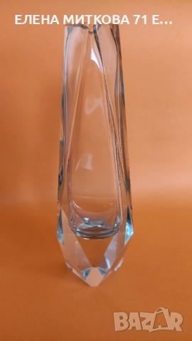 Елегантна ваза от кристал Мурано, снимка 3 - Вази - 53557106