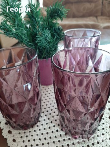 Цветни чаши за безалкохолно,вода