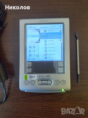 Продавам джобен компютър/PDA Sony Clie PEG-TJ25/E2, снимка 2 - Друга електроника - 52689695
