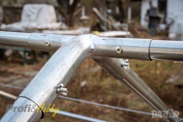 4X6 м Шатра - клас PROFESSIONAL XXL - PVC брезент 550 гр, снимка 6 - Къмпинг мебели - 26571217