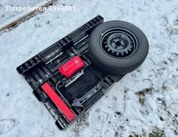 ЧИСТО НОВА Резервна гума+джанта 14цола 4x100+Авариен комплект за Opel,Chevrolet, снимка 3 - Гуми и джанти - 53139245
