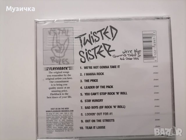 Twisted Sister/We're Not Gonna Take It and Other Hits, снимка 2 - CD дискове - 38586928