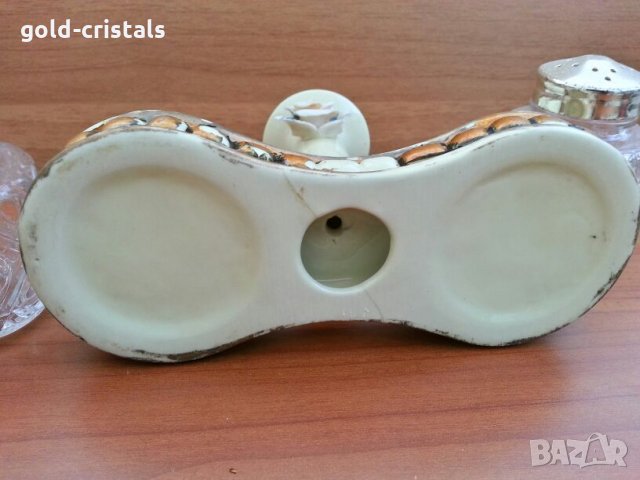Стара порцеланова поставка за солници, снимка 9 - Антикварни и старинни предмети - 27589268