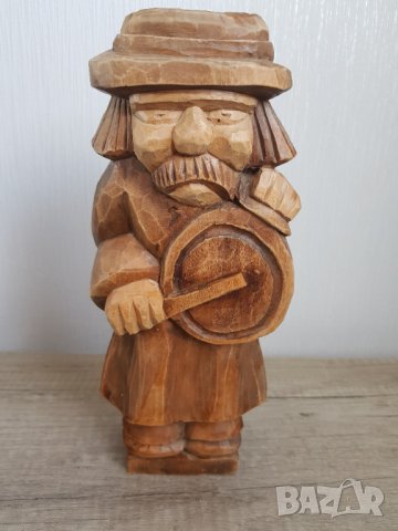 Стара дървена фигура, снимка 1 - Антикварни и старинни предмети - 43466814