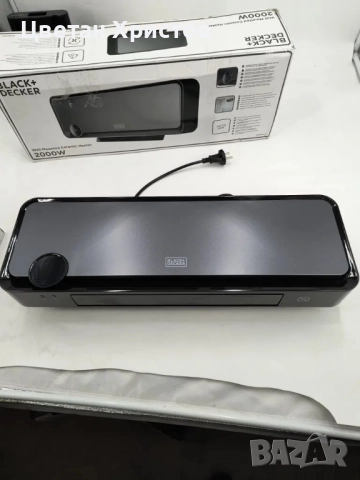 Керамична печка Black & Decker 2000W, снимка 2 - Друга електроника - 52567654