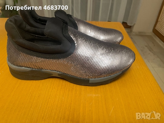 Дамски сникърси с пайети