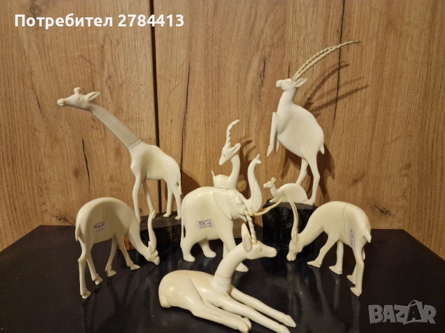 Африкански фигури от слонова кост/ Разпродажба, снимка 2 - Статуетки - 53358479