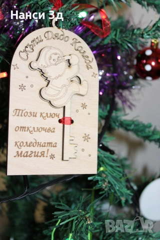 Дървени коледни декори и украси, снимка 16 - Коледни подаръци - 52820501