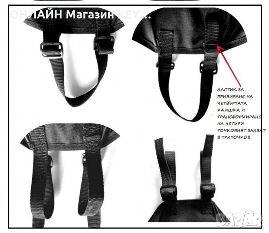 Багажник за детска количка KEYLA TRICYCLE DIAMOND с комбиниращ се три или четири точков захват промо, снимка 2 - Детски колички - 32560194