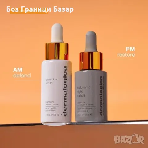 Нов Dermalogica Biolumin C Серум за нощно възстановяване, 25 мл, снимка 6 - Козметика за лице - 47646503