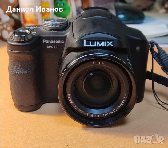 PANASONIC LUMIX DMC FZ8 фотоапарат комплект, снимка 5 - Фотоапарати - 43010227