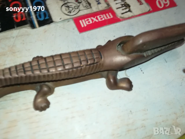 МЕСИНГОВ КРОКОДИЛ 2506250833, снимка 14 - Антикварни и старинни предмети - 50789371