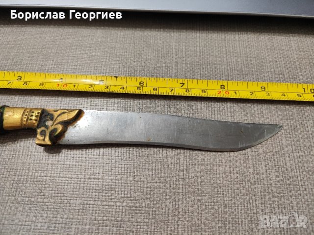 Стар български нож, снимка 5 - Ножове - 43541131
