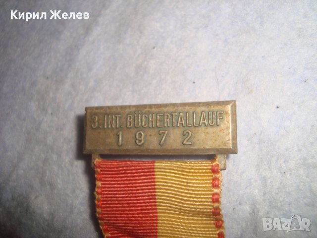 1972г. ХАНАУ РЯДЪК КОЛЕКЦИОНЕРСКИ ПОСРЕБРЕН БРОНЗОВ НЕМСКИ МЕДАЛ с РИЦАРСКИ ГЕРБ 30654 , снимка 9 - Антикварни и старинни предмети - 38026178