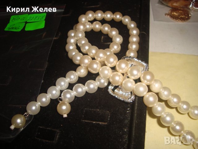 РЕТРО ВИНТИДЖ ПЕРЛЕН ГЕРДАН 22858, снимка 8 - Колиета, медальони, синджири - 33395058