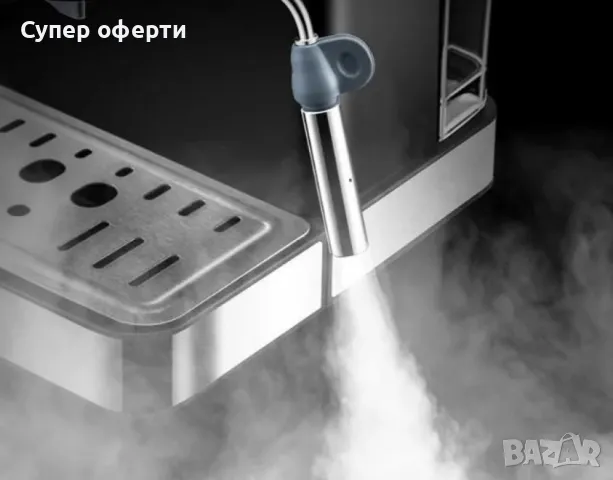 Тип: Еспресо машина; Налягане на парата: 15 бара, за максимално извличане на аромата и вкуса от кафе, снимка 2 - Кафемашини - 48392415