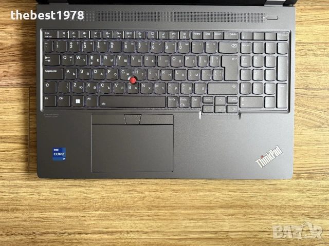 Lenovo P16 Gen2`i7-13700HX/RTX A1000/32GB DDR5/1TB SSD/165Hz WQXGA/Гаранция, снимка 3 - Лаптопи за работа - 53236615