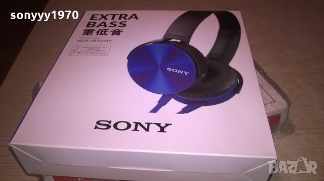 SONY HEADPHONES-NEW BLUE, снимка 2 - Слушалки и портативни колонки - 26647143