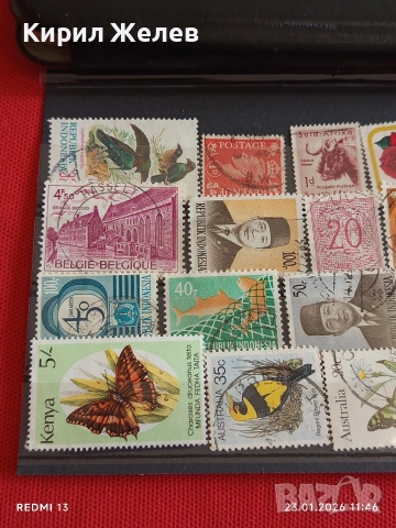 Стари пощенски марки от цял свят смесени ЖИВОТНИ, ЛИЧНОСТИ,ПЕПЕРУДИ за КОЛЕКЦИЯ 52033, снимка 2 - Филателия - 53198299