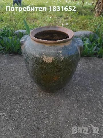 Стара керамична делва, снимка 2 - Антикварни и старинни предмети - 50024765